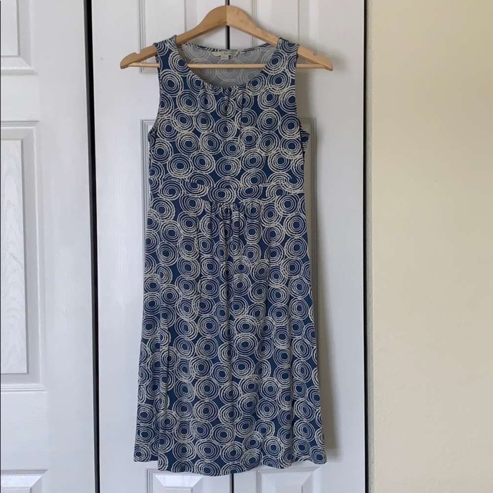 🛑LAST CALL🛑 Boden Blue and White Print Dress